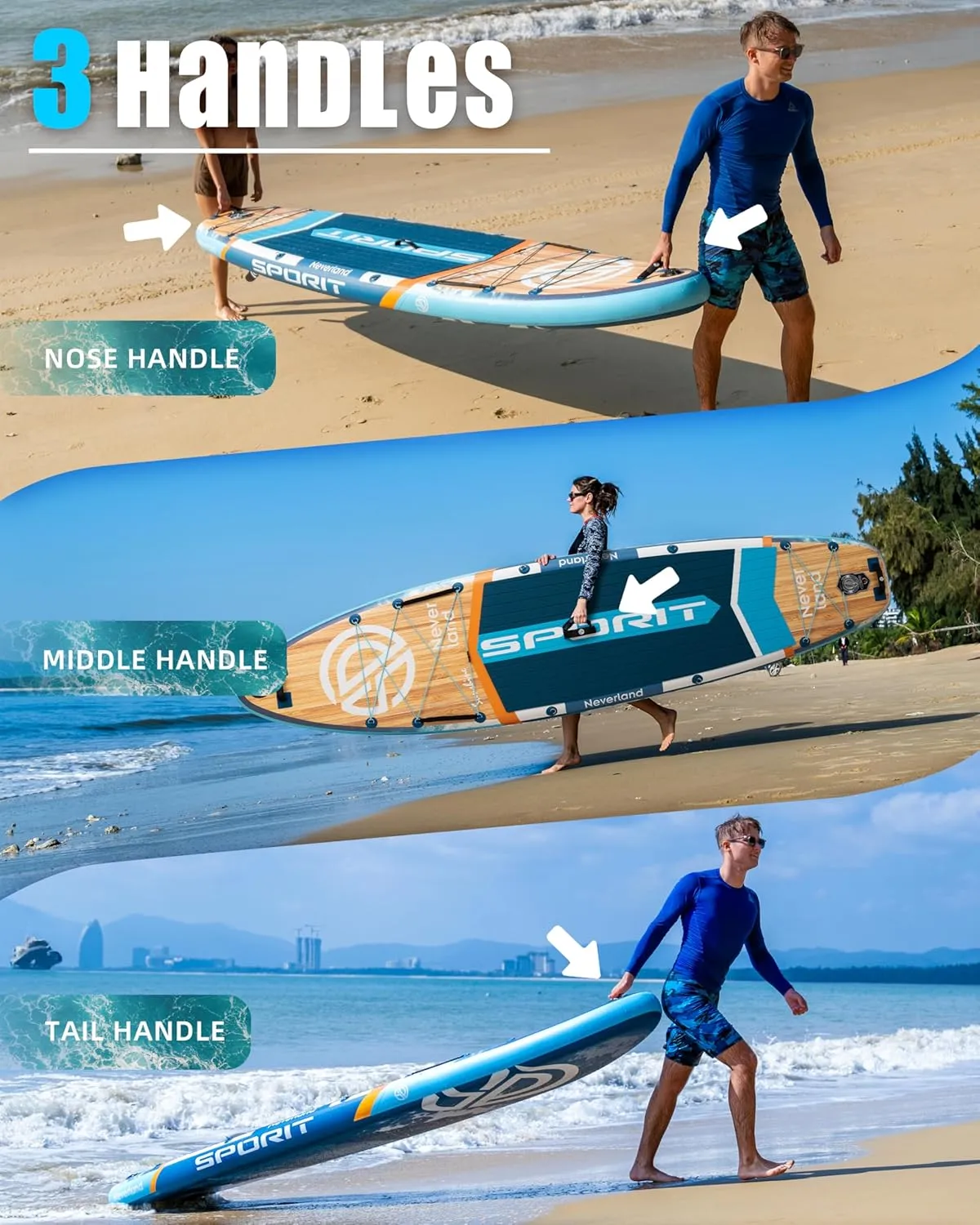 11'635" Super Wide Inflatable Stand Up Paddle Board, Ultra Stable SUP Board for Adults, 450lb Capacity with Shoulder Strap, 100L Backpack, Removable US Fin, Floating Paddle, Safety Leash