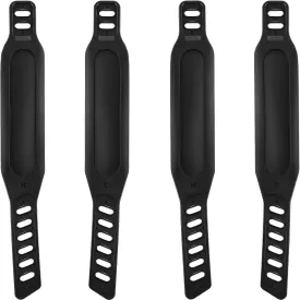 2 Pairs Exercise Bike Pedal Straps Universal Pedal Straps of 1.7 x 12 Inch for Exercise Cycle Home or Gym