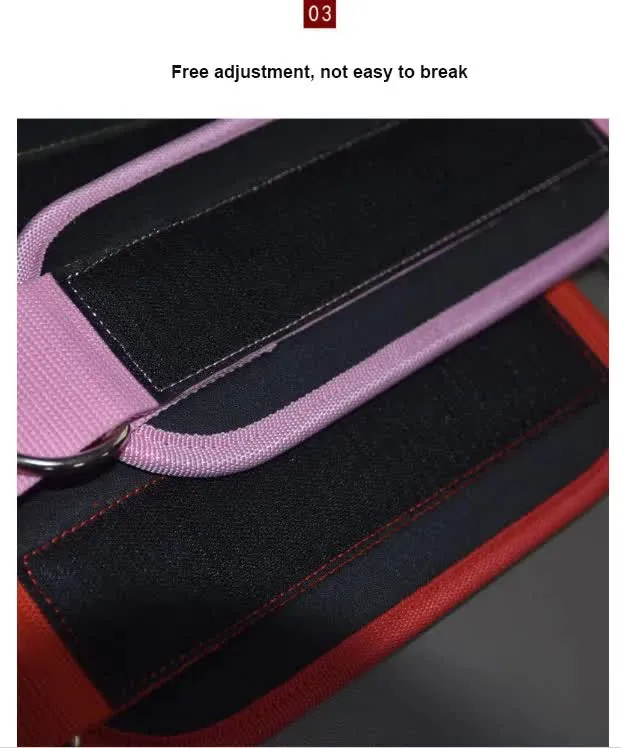 Adjustable Ankle Straps for Leg and Glute Training Blue Set