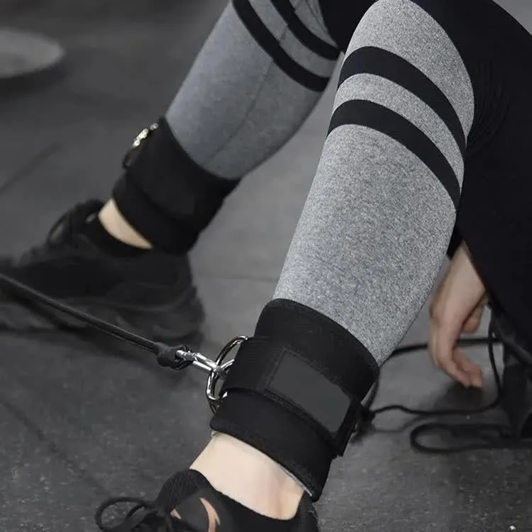 Adjustable Ankle Straps for Leg and Glute Training Blue Set