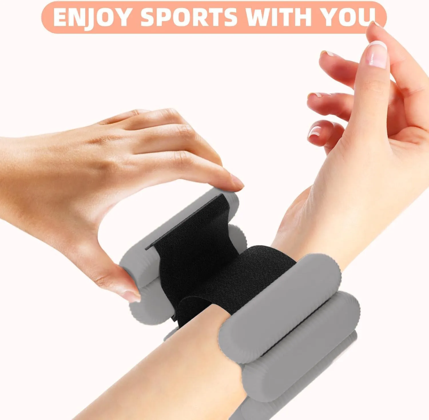 Adjustable Ankle Weights for Women Men,Wrist Weights set for Walking Running,1 Pair (1Lbs Each) Silicone Workout Weights for gym fitness, Jogging,yoga,pilates,strength training,physical therapy