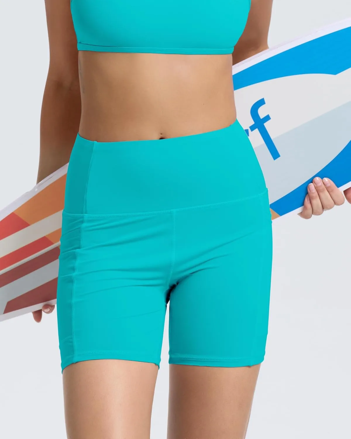 Beautikini Period Swimwear Menstrual Tummy Control Swimsuit 3.9" High Waist Leakproof Bathing Suit Bottoms for Teen Girls