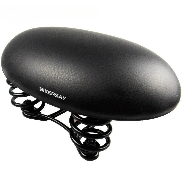 Bicycle saddle spring shock mountain bike saddle car seat cycling saddle anti-compression anti-egg pain no nose saddle