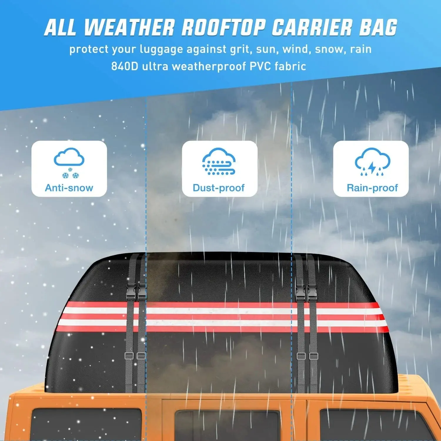 Car Roof Bag 15 Cubic Feet