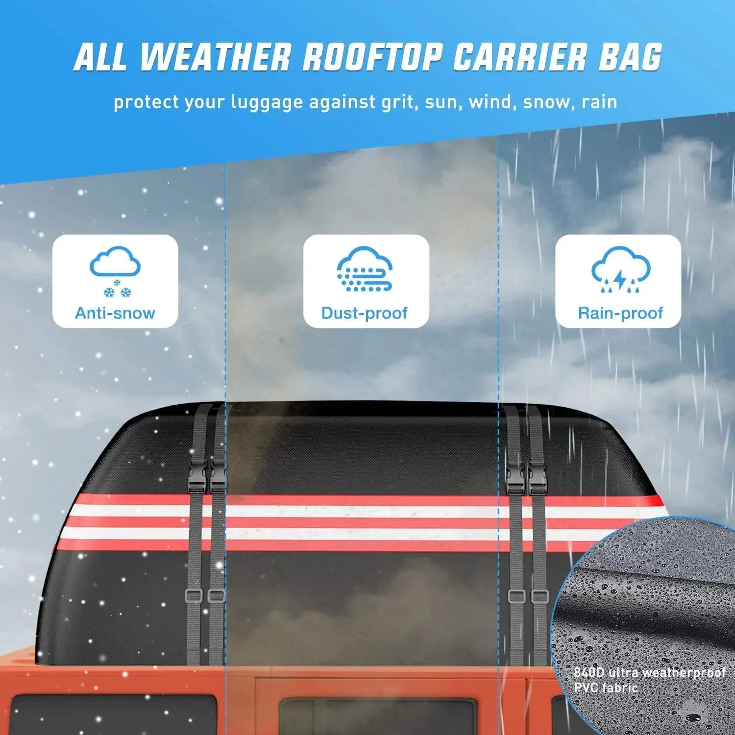 Car Roof Bag 21 Cubic Feet