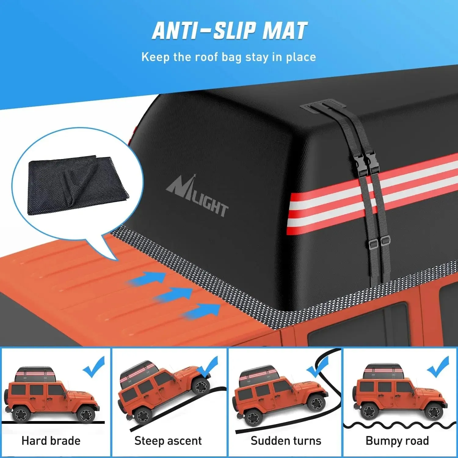 Car Roof Bag 21 Cubic Feet