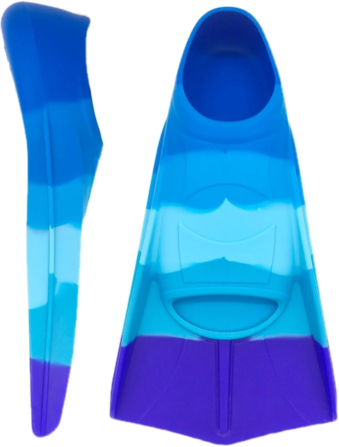 Fadgesy Swimming Training Fins,Comfortable Silicone Flippers for Swimming and Diving,Size Suitable Kids Girls Boys Adult