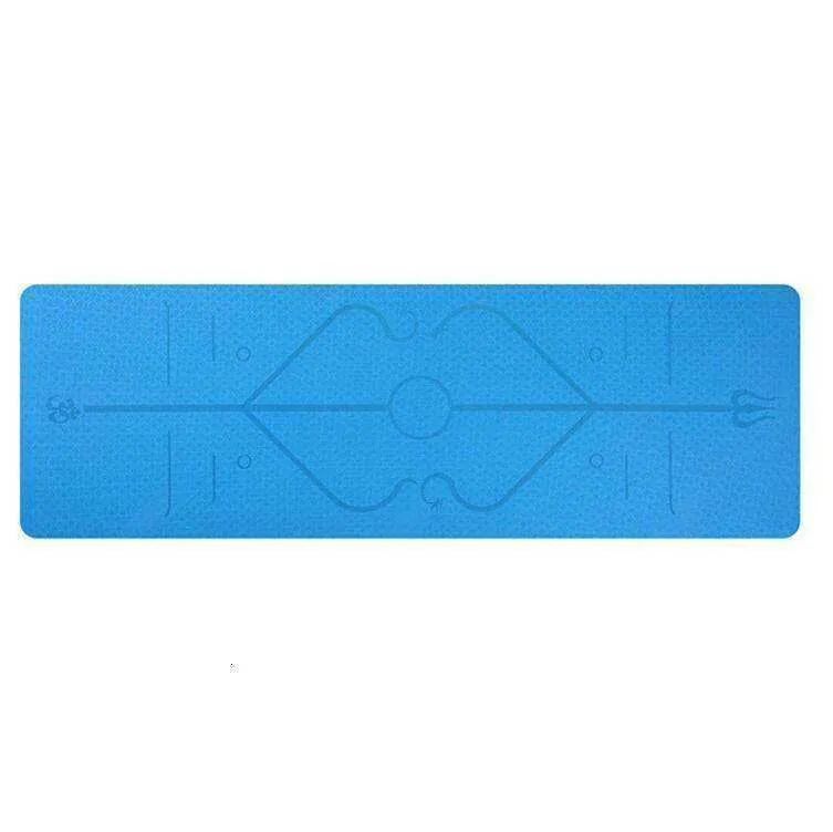 High Quality Aesthetic Yoga Mat with Position Line