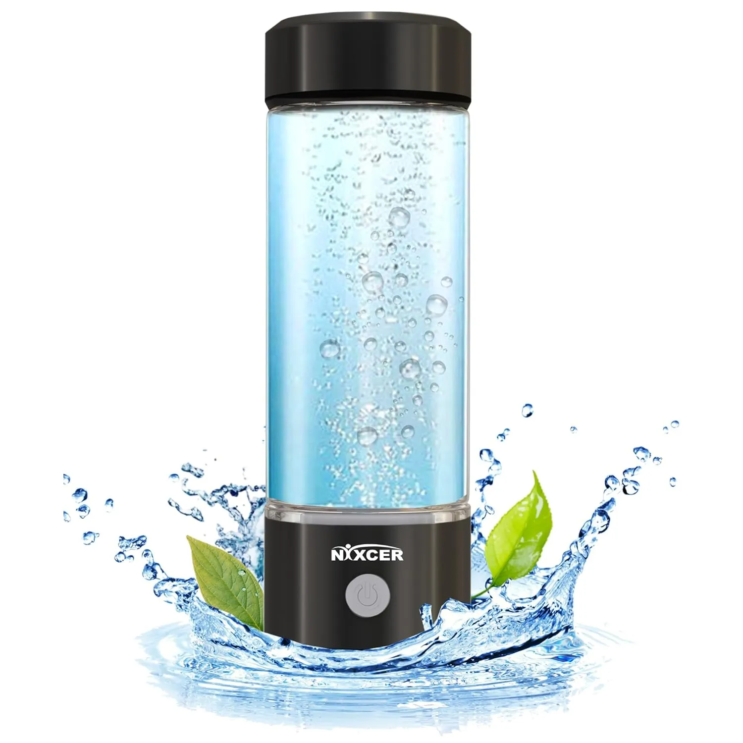 Hydrogen Water Bottle Generator - 3 Min SPE PEM Tech, 2025 Model, 420ML Portable Hydro Water Bottle Machine for Travel, Wellness & Recovery, Ideal for Kids, Men & Women (Black)