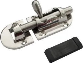 Marine 316 Stainless Steel Heavy Duty 3-5/8 Inch Locker Latch Slide Barrel Bolt for Marine Boat Window/Door/Hatch/Cabinet