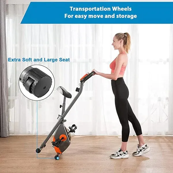 Maxkare MK-4012 Exercise Bike with Arm Resistance Bands