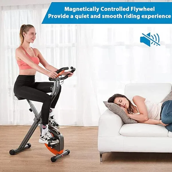 Maxkare MK-4012 Exercise Bike with Arm Resistance Bands