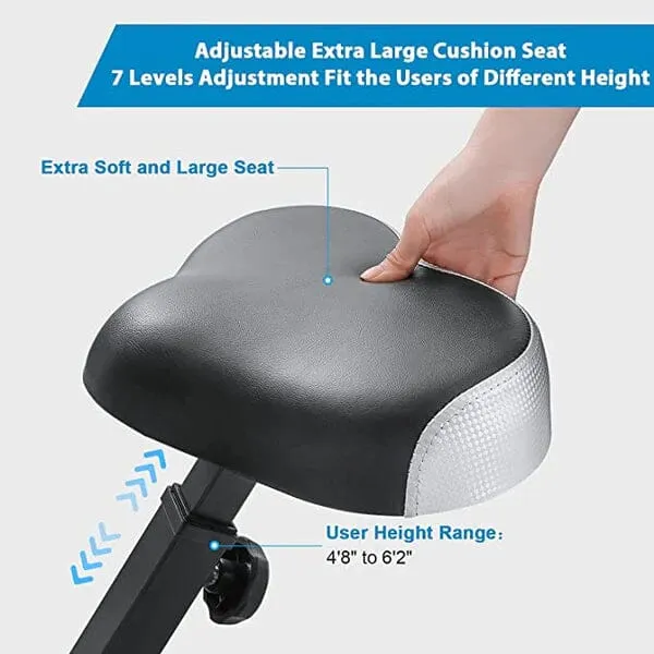 Maxkare MK-4012 Exercise Bike with Arm Resistance Bands
