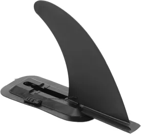 Surfing Watershed Fin, Impact Resistance Detachable Inflatable Paddleboard Fin with Clip, Longboard Center Fin for Surfboard, Stand Up Paddle Board
